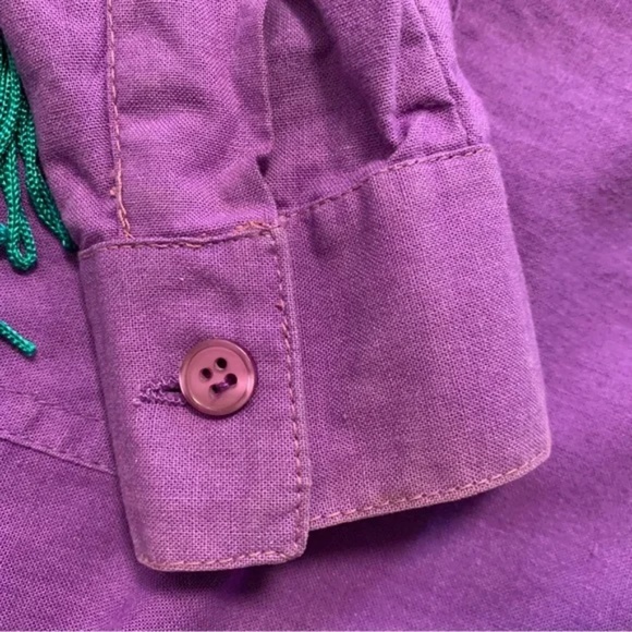 Vintage Southwest Canyon Fringe Embroidered Western Button Down Size Small - Picture 4 of 10